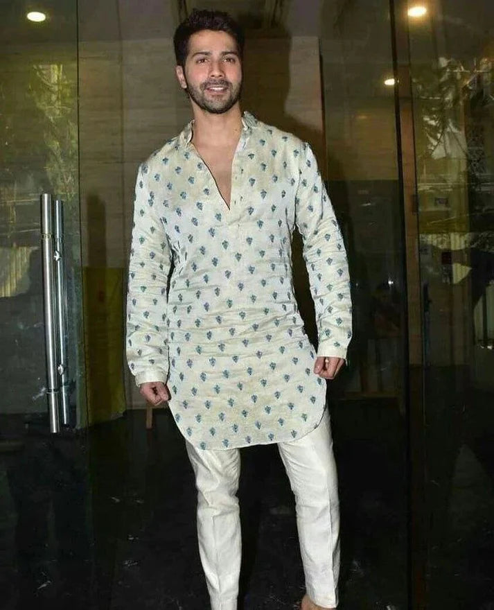 VD Motif Embroidered Work Men's Kurta with Pajama