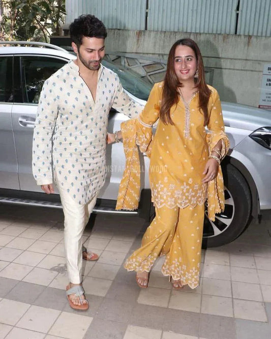 VD Motif Embroidered Work Men's Kurta with Pajama