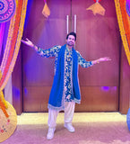 ROYAL BLUE KURTA WITH PANT WITH DUPATTA