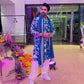 ROYAL BLUE  KURTA WITH PANT WITH DUPATTA