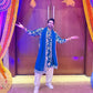ROYAL BLUE  KURTA WITH PANT WITH DUPATTA