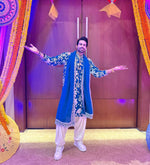 ROYAL BLUE  KURTA WITH PANT WITH DUPATTA